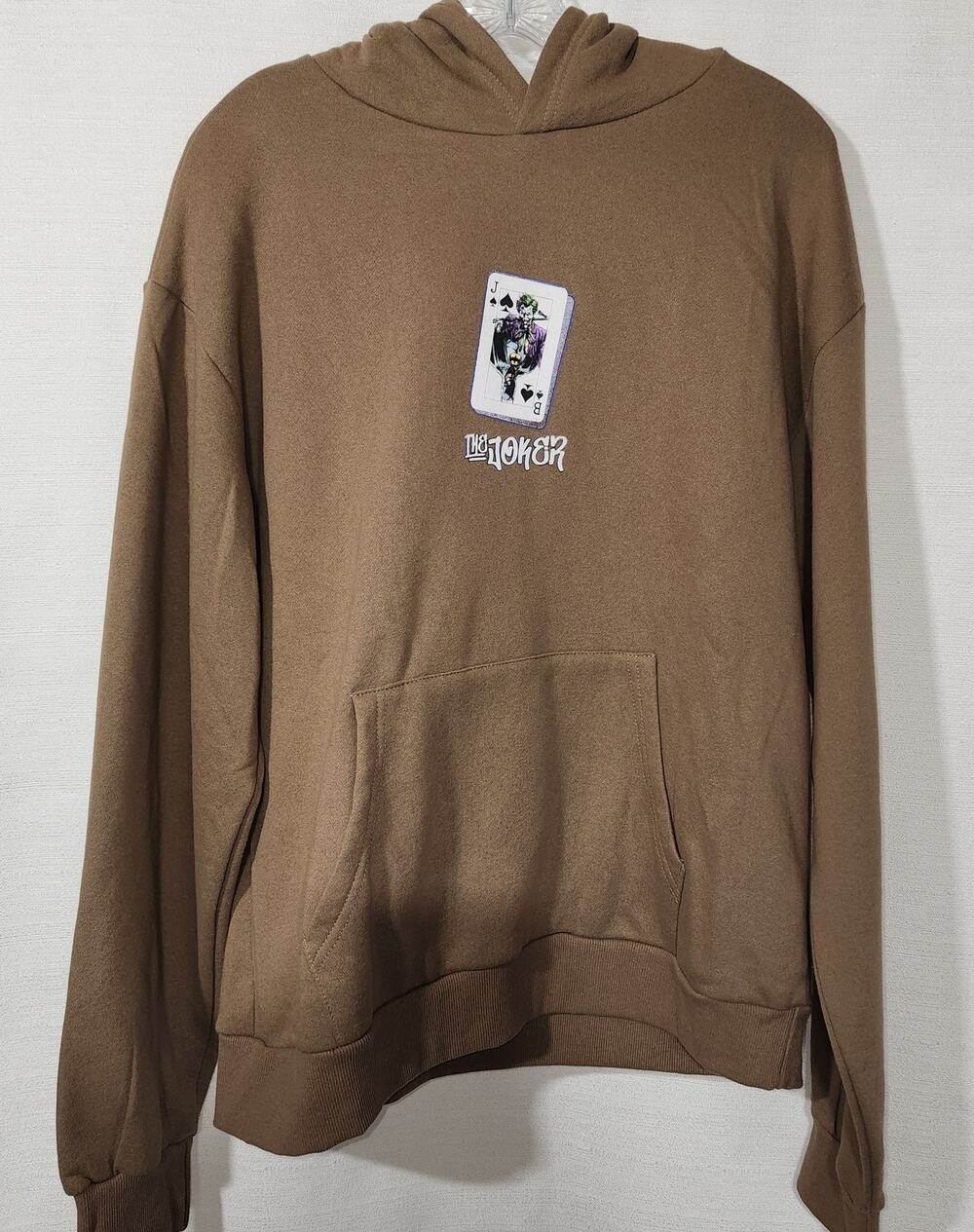 The Joker brown Hoodie Size Medium men's